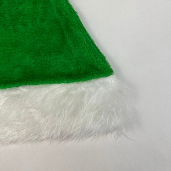 Green Christmas Santa Claus Hat with LED Colored Lights - Picture 7 of 8
